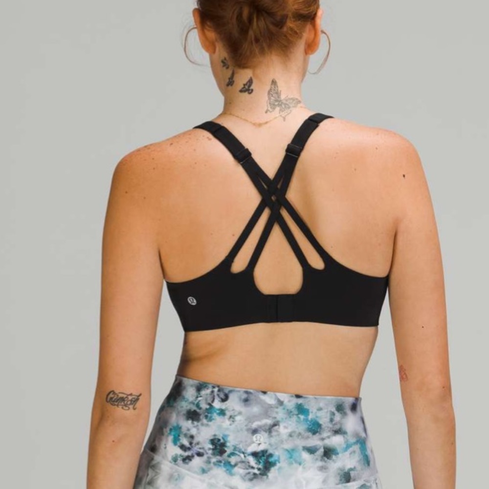 Lululemon Adapt and Align Bra *Light Support black 36E sports strappy nwt